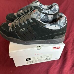 Globe Black and Gray Sneakers